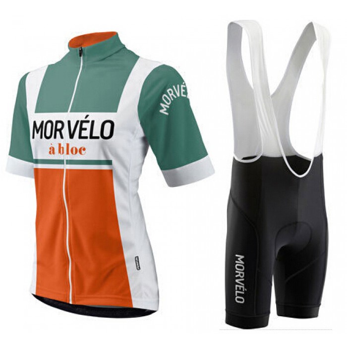 2015 MORVELO Fahrradbekleidung Satz Fahrradtrikot Kurzarm Trikot und Kurz Trägerhose Radtrikot Kaufen
