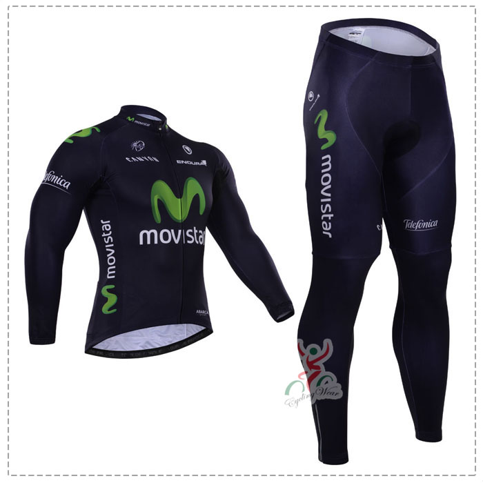 2015 Movistar Fahrradbekleidung Radtrikot Satz Langarm und Lange Fahrradhose Radtrikot Kaufen 2015 Movistar Fahrradbekleidung Radtrikot Satz Langarm und Lange Fahrradhose Radtrikot Kaufen
