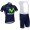 2015 Movistar Fahrradbekleidung Satz Fahrradtrikot Kurzarm Trikot und Kurz Trägerhose Radtrikot Kaufen
