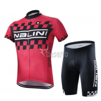 2015 Nalini Racing-Drapeau Rot Radtrikot Kurzarm und Kurz Radhose Radtrikot Kaufen