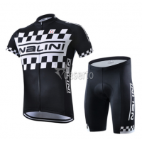 2015 Nalini Racing-Drapeau Schwarz Radbekleidung Radtrikot Kurzarm und Fahrradhosen Kurz Radtrikot Kaufen