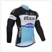 2015 ETIXX-QUICK STEP Fahrradtrikot Langarm Radtrikot Kaufen