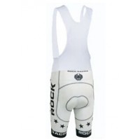 2015 Rock Racing Weiß Kurz Trägerhose Radtrikot Kaufen