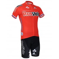 2015 RusVelo Radbekleidung Radtrikot Kurzarm und Fahrradhosen Kurz Radtrikot Kaufen