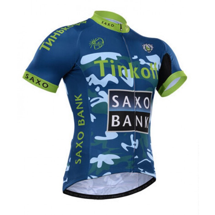 2015 Tinkoff Saxo Bank Camouflage Blau Radtrikot Kurzarm Radtrikot Kaufen 2015 Tinkoff Saxo Bank Camouflage Blau Radtrikot Kurzarm Radtrikot Kaufen