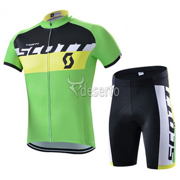 2015 Scott Radbekleidung Radtrikot Kurzarm und Fahrradhosen Kurz Grün Radtrikot Kaufen 2015 Scott Radbekleidung Radtrikot Kurzarm und Fahrradhosen Kurz Grün Radtrikot Kaufen