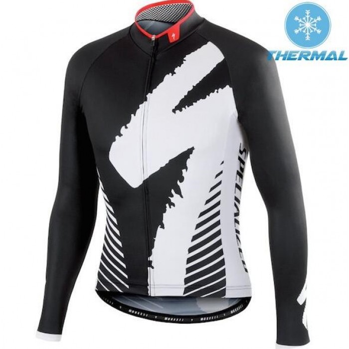 2015 Specialized Schwarz/Weiß Fahrradtrikot Langarm Radtrikot Kaufen