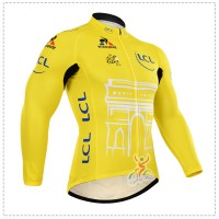 2015 Tour de France Fahrradtrikot Langarm jaune Radtrikot Kaufen