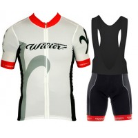 WILIER 2015 Weiß Fahrradbekleidung Satz Fahrradtrikot Kurzarm Trikot und Kurz Trägerhose schwarz Radtrikot Kaufen
