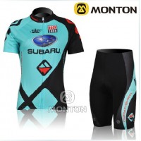 2011 Damen subaru green Radbekleidung Radtrikot Kurzarm und Fahrradhosen Kurz Radtrikot Kaufen