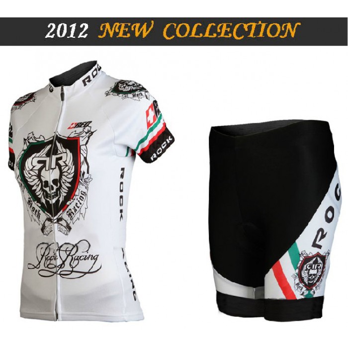 2012 Damen rock racing Radbekleidung Radtrikot Kurzarm und Fahrradhosen Kurz Radtrikot Kaufen