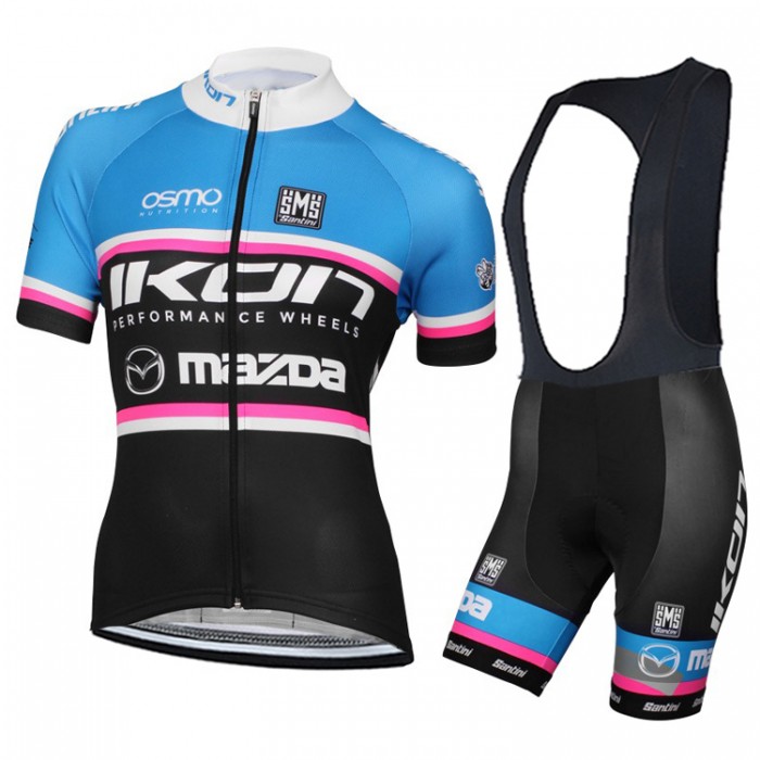 2015 Damen Ikon Mazda Damen Fahrradbekleidung Satz Fahrradtrikot Kurzarm Trikot und Kurz Trägerhose Radtrikot Kaufen