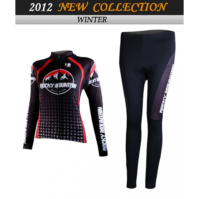2012 Damen rocky Cycling Fahrradbekleidung Radtrikot Satz Langarm und Lange Fahrradhose Radtrikot Kaufen