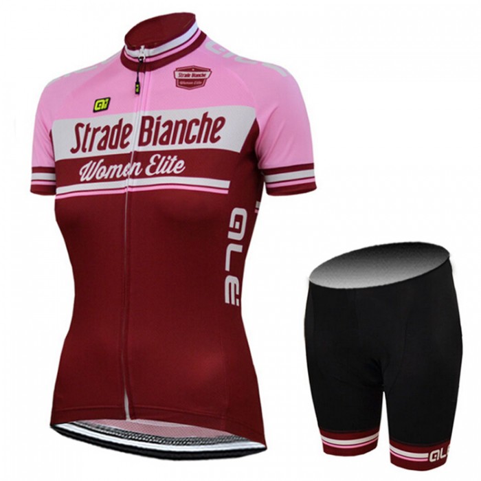 2015 Damen STRADE BIANCHE Radbekleidung Radtrikot Kurzarm und Fahrradhosen Kurz Radtrikot Kaufen