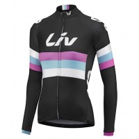 Damen LIV RACE DAY SS 2015 Long Black Fahrradtrikot Langarm Radtrikot Kaufen