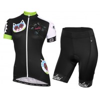 2015 Nalini Cat Damen Radbekleidung Radtrikot Kurzarm und Fahrradhosen Kurz Radtrikot Kaufen