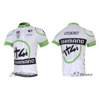 2012 Shimano 1t4iRadtrikot Kurzarm Weiß Grün Radtrikot Kaufen