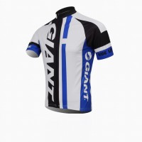 2014 Giant Radtrikot Kurzarm Schwarz Weiß Blau Radtrikot Kaufen