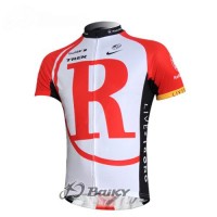 RadioShack Trek Pro Team Radtrikot Kurzarm Rot Weiß Radtrikot Kaufen