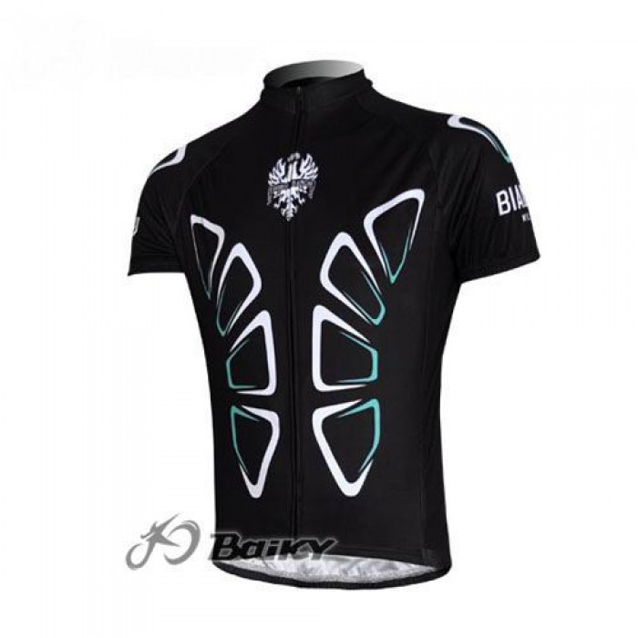 Bianchi Pro Team Radtrikot Kurzarm Schwarz Radtrikot Kaufen