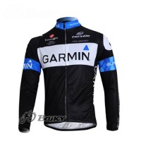Garmin Barracuda Pro Team Fahrradtrikot Langarm Schwarz Blau Radtrikot Kaufen