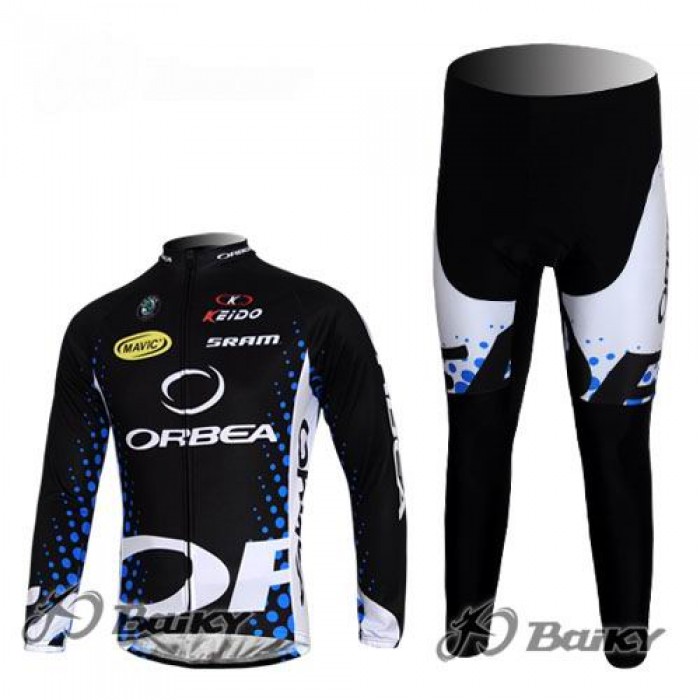 Orbea Pro Team Radbekleidung Satz Fahrradtrikot Langarm und Lang Radhose Schwarz Blau Radtrikot Kaufen Orbea Pro Team Radbekleidung Satz Fahrradtrikot Langarm und Lang Radhose Schwarz Blau Radtrikot Kaufen