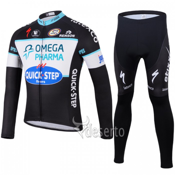 2014 Omega Pharma Quick Step Radbekleidung Satz Fahrradtrikot Langarm und Lang Radhose Radtrikot Kaufen 2014 Omega Pharma Quick Step Radbekleidung Satz Fahrradtrikot Langarm und Lang Radhose Radtrikot Kaufen