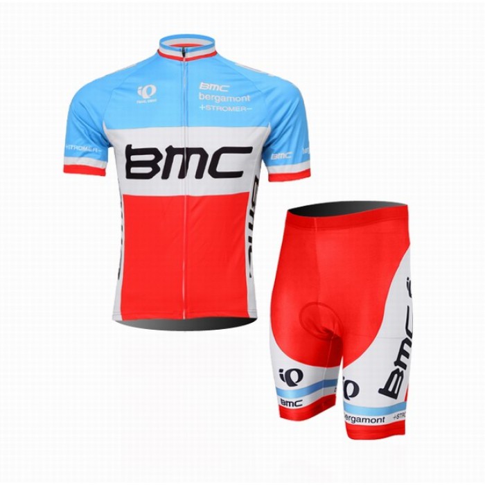 2014 BMC Racing Team Radbekleidung Radtrikot Kurzarm und Fahrradhosen Kurz Radtrikot Kaufen