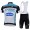 2013 Omega Pharma Quick Step Radbekleidung Satz Radtrikot Kurzarm und Kurz Trägerhose Weiß Schwarz Radtrikot Kaufen