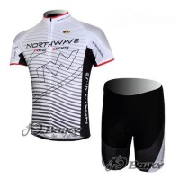 Northwave Pro Team Radbekleidung Radtrikot Kurzarm und Fahrradhosen Kurz Weiß Radtrikot Kaufen