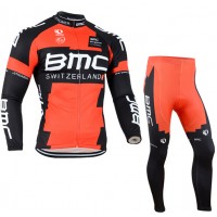 2013 BMC Fahrradbekleidung Radtrikot Satz Langarm und Lange Fahrradhose Radtrikot Kaufen