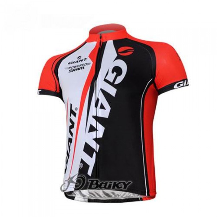 Giant Sram Pro Team Radtrikot Kurzarm Rot Weiß Schwarz Radtrikot Kaufen