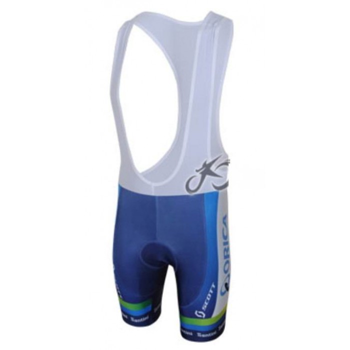 Green Edge ORICA Kurz Trägerhose Blau 2013 Radtrikot Kaufen