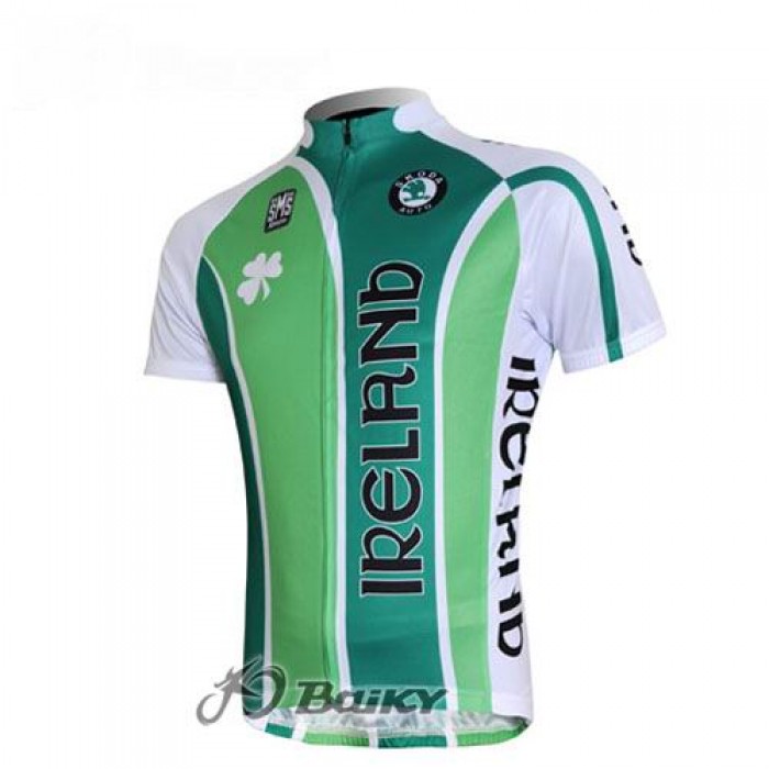 Irland Pro Team Radtrikot Kurzarm Grün Radtrikot Kaufen