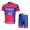 Lampre ISD Pro Team Radtrikot Kurzarm Kurz Radhose Kits Blau Rosa Radtrikot Kaufen