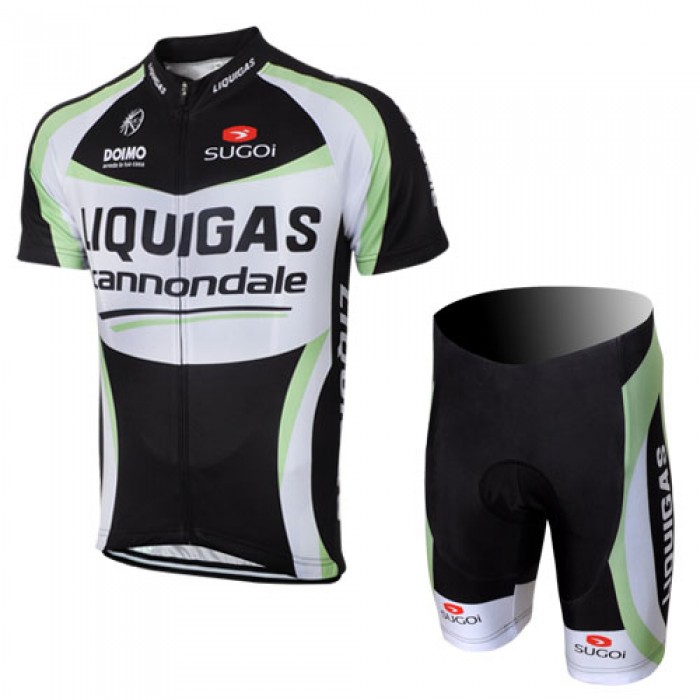 2012 Liquigas Cannondale Pro Team Radtrikot Kurzarm und Kurz Radhose Kits Schwarz Radtrikot Kaufen