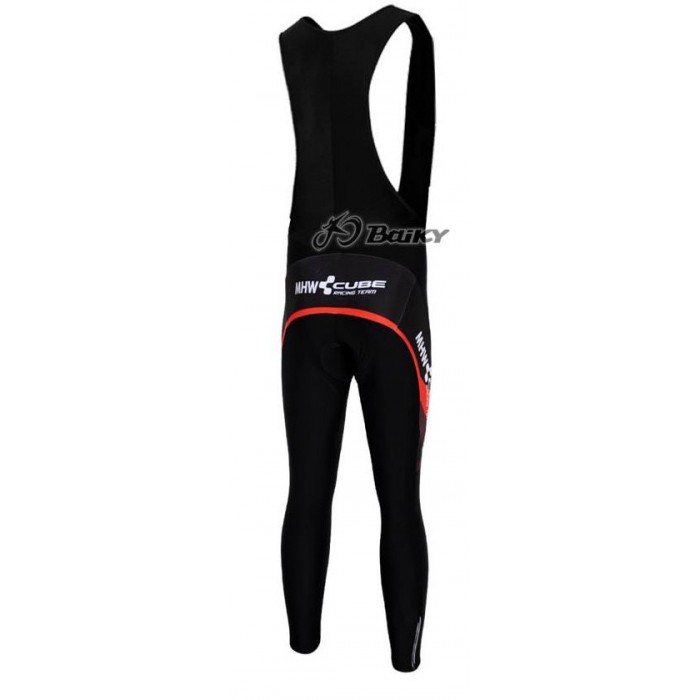 MHW Cube Racing Team Lang Trägerhose Rot Schwarz Radtrikot Kaufen