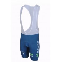 Movistar Team Kurz Trägerhose Blau 2013 Radtrikot Kaufen