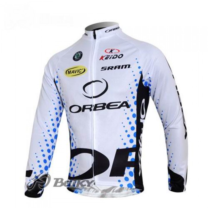 Orbea Pro Team Fahrradtrikot Langarm Weiß Radtrikot Kaufen