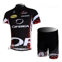 Orbea Pro Team Radbekleidung Radtrikot Kurzarm und Fahrradhosen Kurz Schwarz Blau Radtrikot Kaufen