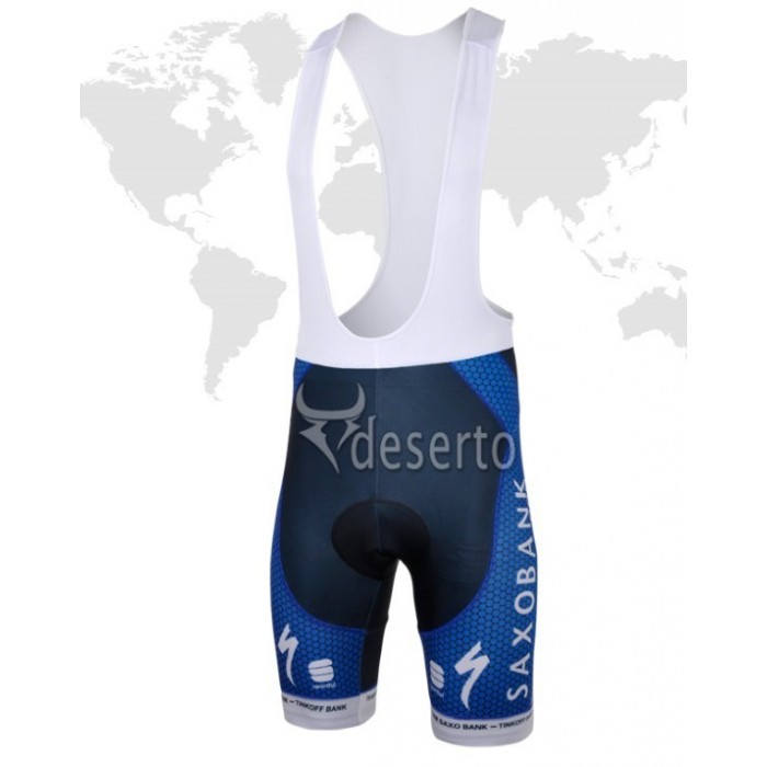 2013 Saxo Bank Tinkoff Pro Team Kurz Trägerhose Dunkel Blau Radtrikot Kaufen