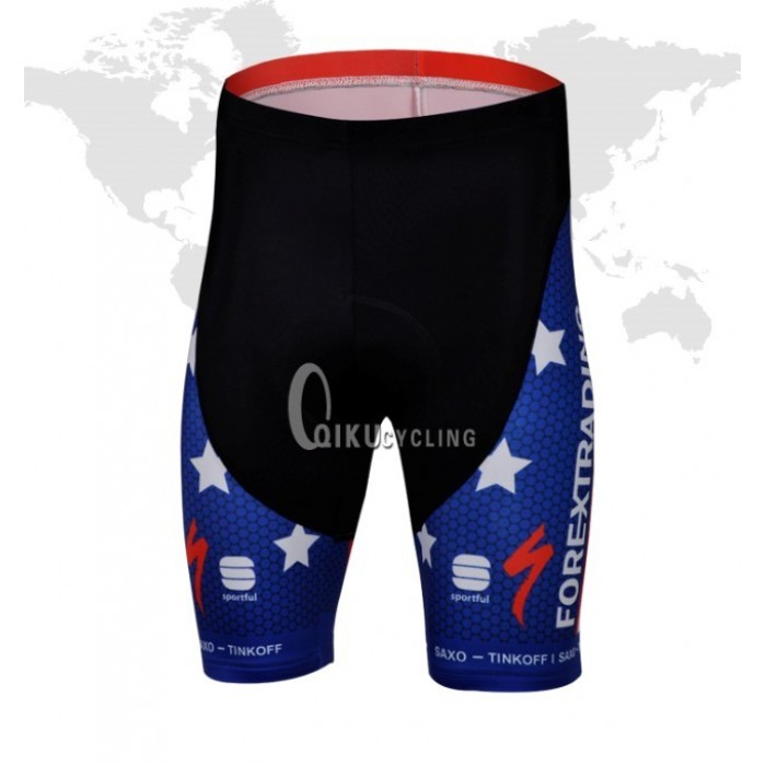 2013 Saxo Bank Tinkoff USA Champion Kurz Radhose Blau Weiß Rot Radtrikot Kaufen