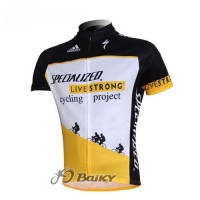 Specialized Livestrong Radtrikot Kurzarm Weiß Gelb Radtrikot Kaufen