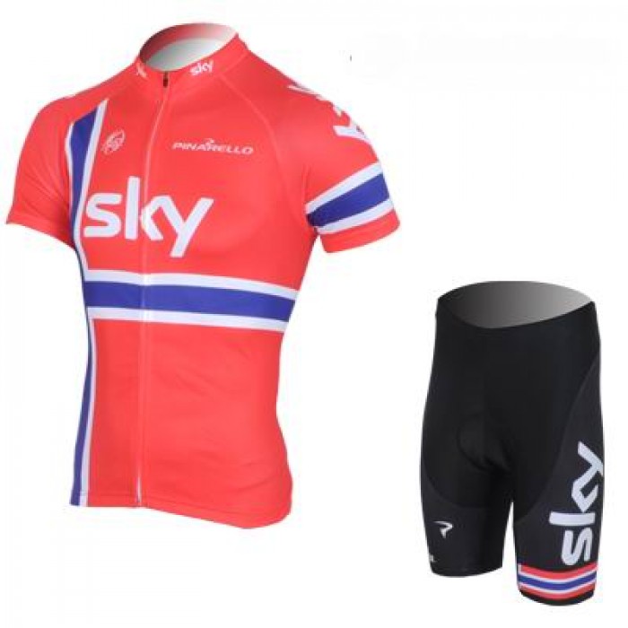 2013 Team Sky Norwegisch Champion Radtrikot Kurzarm und Kurz Radhose Kits Rot Schwarz Radtrikot Kaufen 2013 Team Sky Norwegisch Champion Radtrikot Kurzarm und Kurz Radhose Kits Rot Schwarz Radtrikot Kaufen