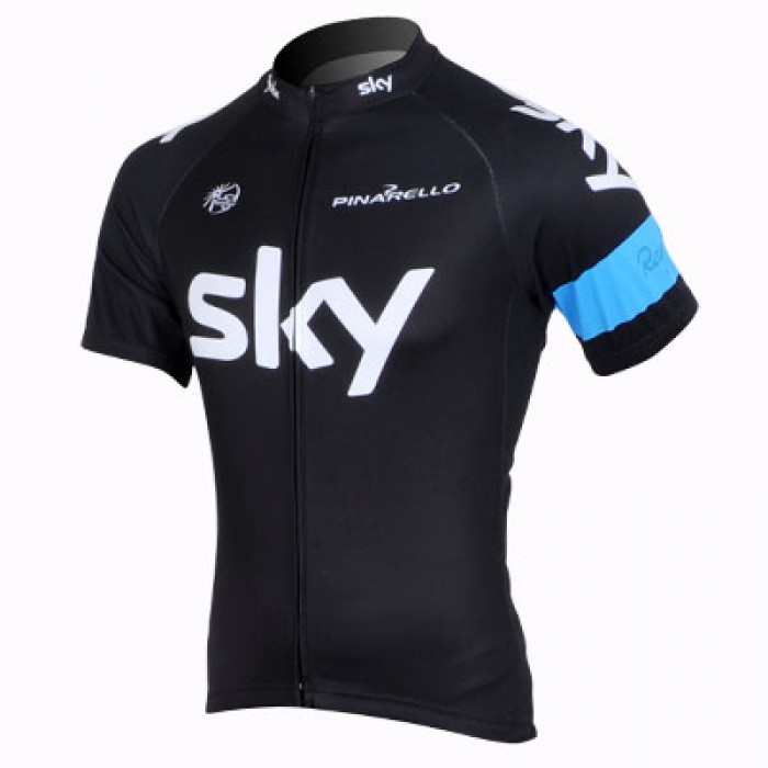 2013 Team Sky Radtrikot Kurzarm Schwarz Blau Radtrikot Kaufen 2013 Team Sky Radtrikot Kurzarm Schwarz Blau Radtrikot Kaufen