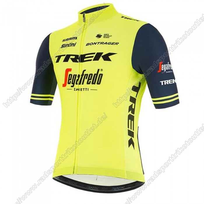 Profiteams Trek Segafredo 2021 Trikot Kurzarm Outlet Gelb Gelb SUBNR Radtrikot Kaufen