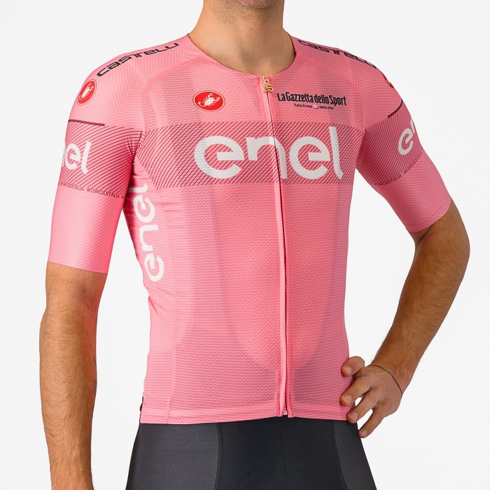 Herren Rosa Trikot Giro d'Italia 2024 Race Radtrikot Kaufen