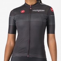 Damen Schwarzes Trikot Damen Giro d'Italia 2024 Competizione Radtrikot Kaufen