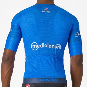 Herren Blau Trikot Giro d'Italia 2024 Race Radtrikot Kaufen