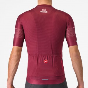 Herren Trofeo Giro d'Italia 2024 Trikot-Bordeaux Radtrikot Kaufen